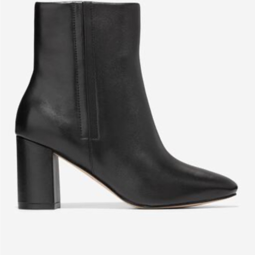 Cole Haan Christie Square Bootie - leather with 3 in. Heel